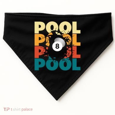 Pool Billiards Billiards Gift USA-Made Doggie Bandana