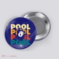Pool Billiards Billiards Gift Button thumb 0