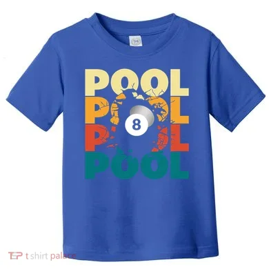 Pool Billiards Billiards Gift Toddler T-Shirt