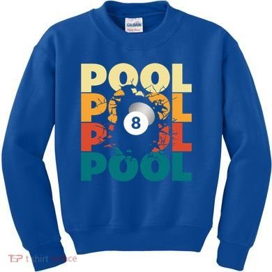 Pool Billiards Billiards Gift Kids Sweatshirt