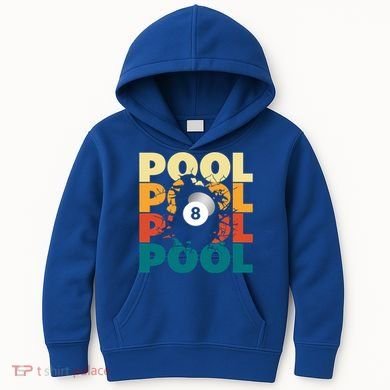 Pool Billiards Billiards Gift Kids Hoodie