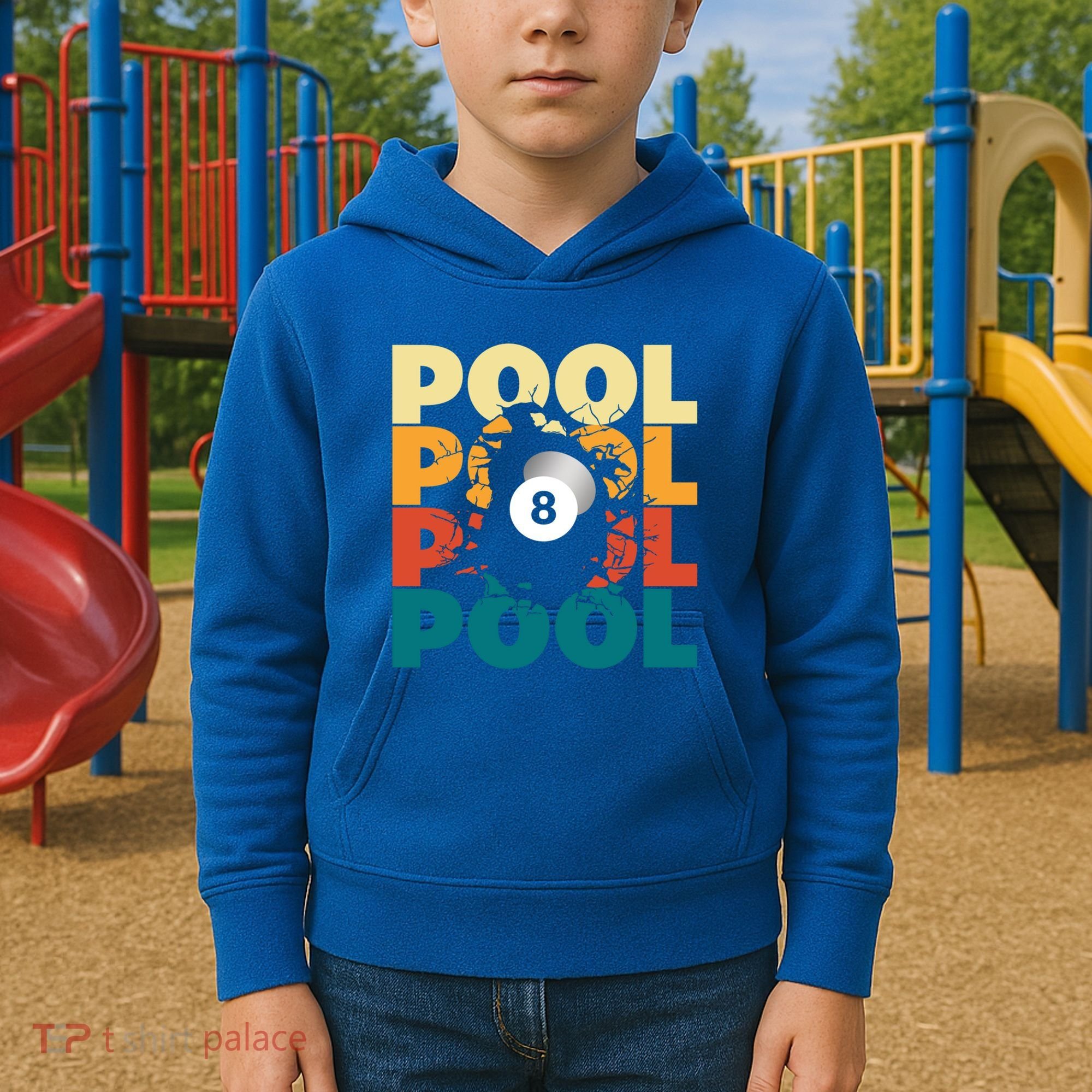 Pool Billiards Billiards Gift Kids Hoodie