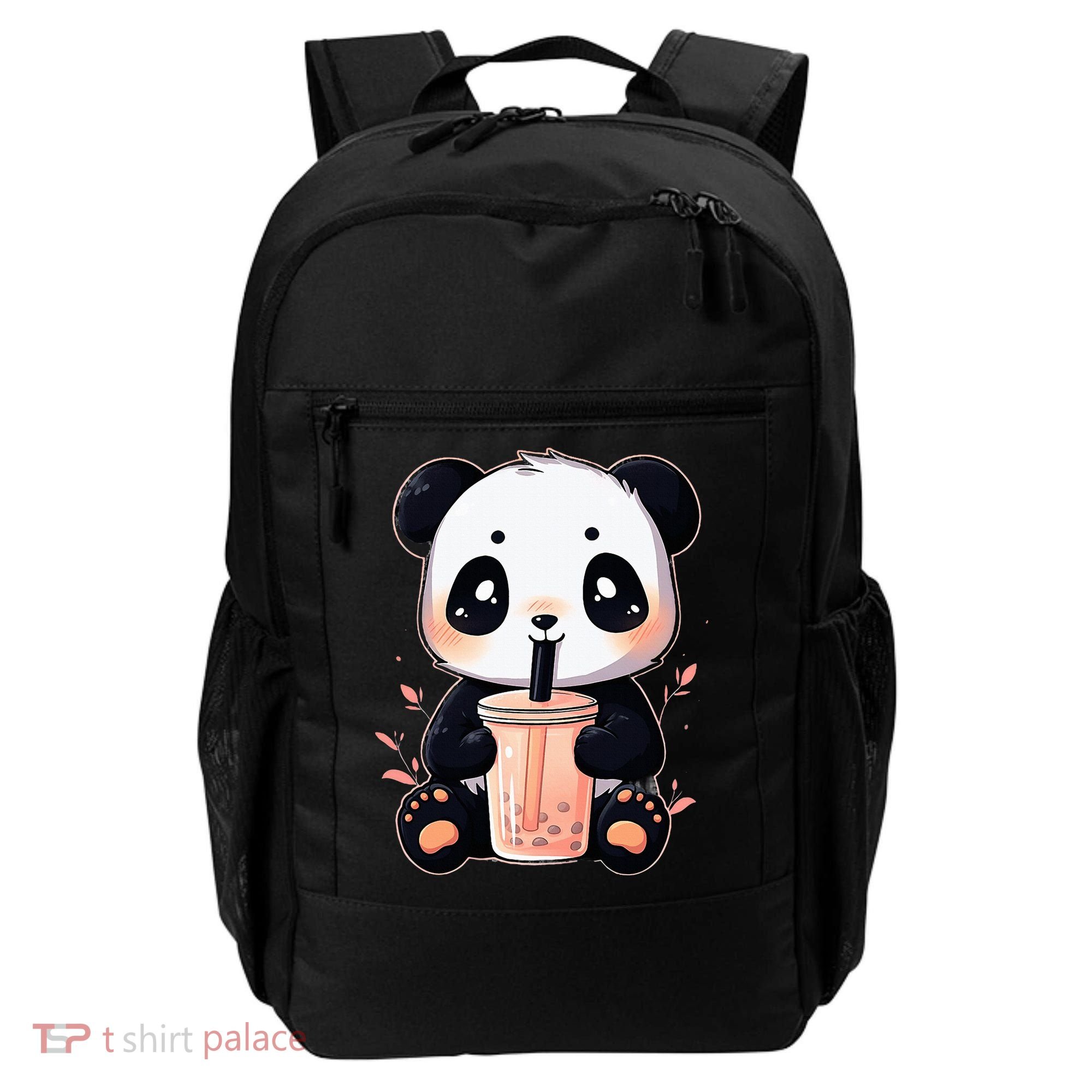 Panda Bear Boba Tea Bubble Tea Anime Kawaii  Backpack