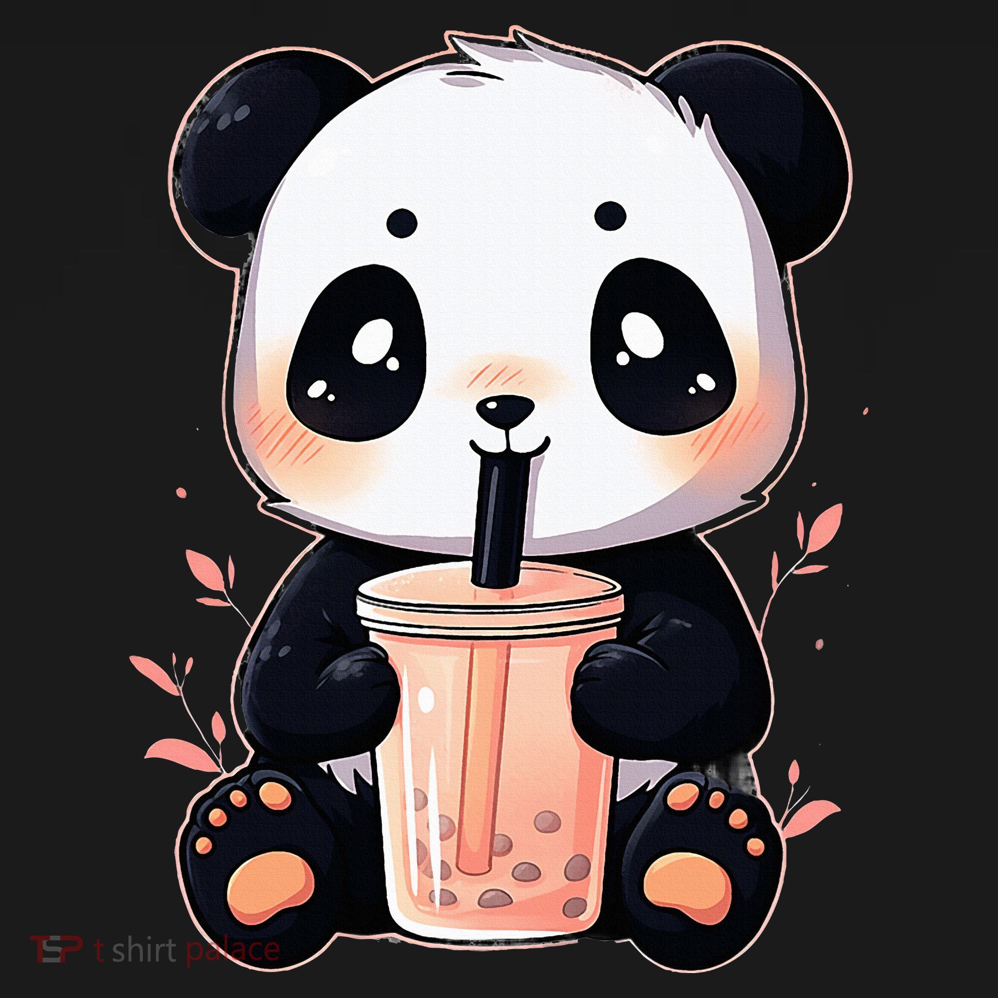 Panda Bear Boba Tea Bubble Tea Anime Kawaii  Backpack