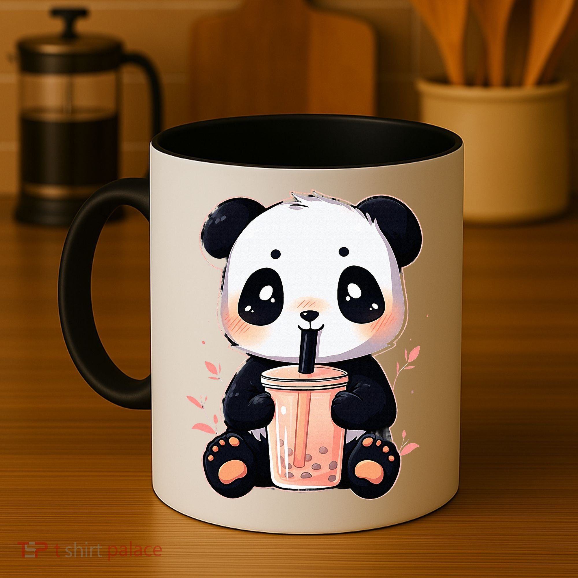 Panda Bear Boba Tea Bubble Tea Anime Kawaii  Coffee Mug