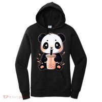 Panda Bear Boba Tea Bubble Tea Anime Kawaii  Women's Hoodie thumb 0