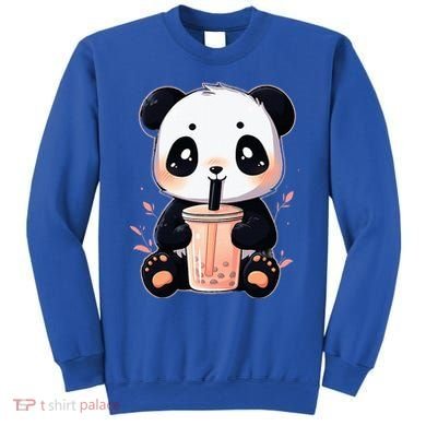 Panda Bear Boba Tea Bubble Tea Anime Kawaii  Sweatshirt