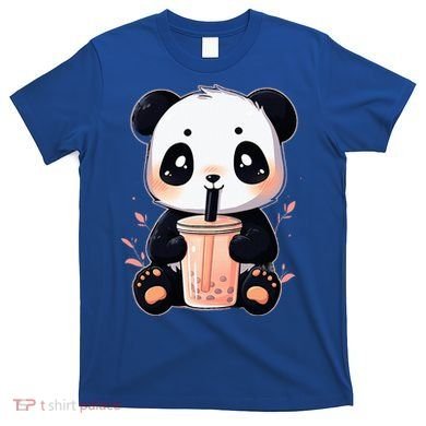Panda Bear Boba Tea Bubble Tea Anime Kawaii  T-Shirt