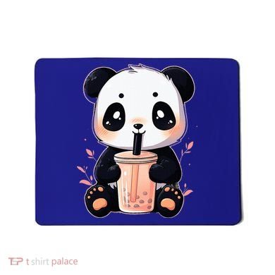 Panda Bear Boba Tea Bubble Tea Anime Kawaii  Mousepad
