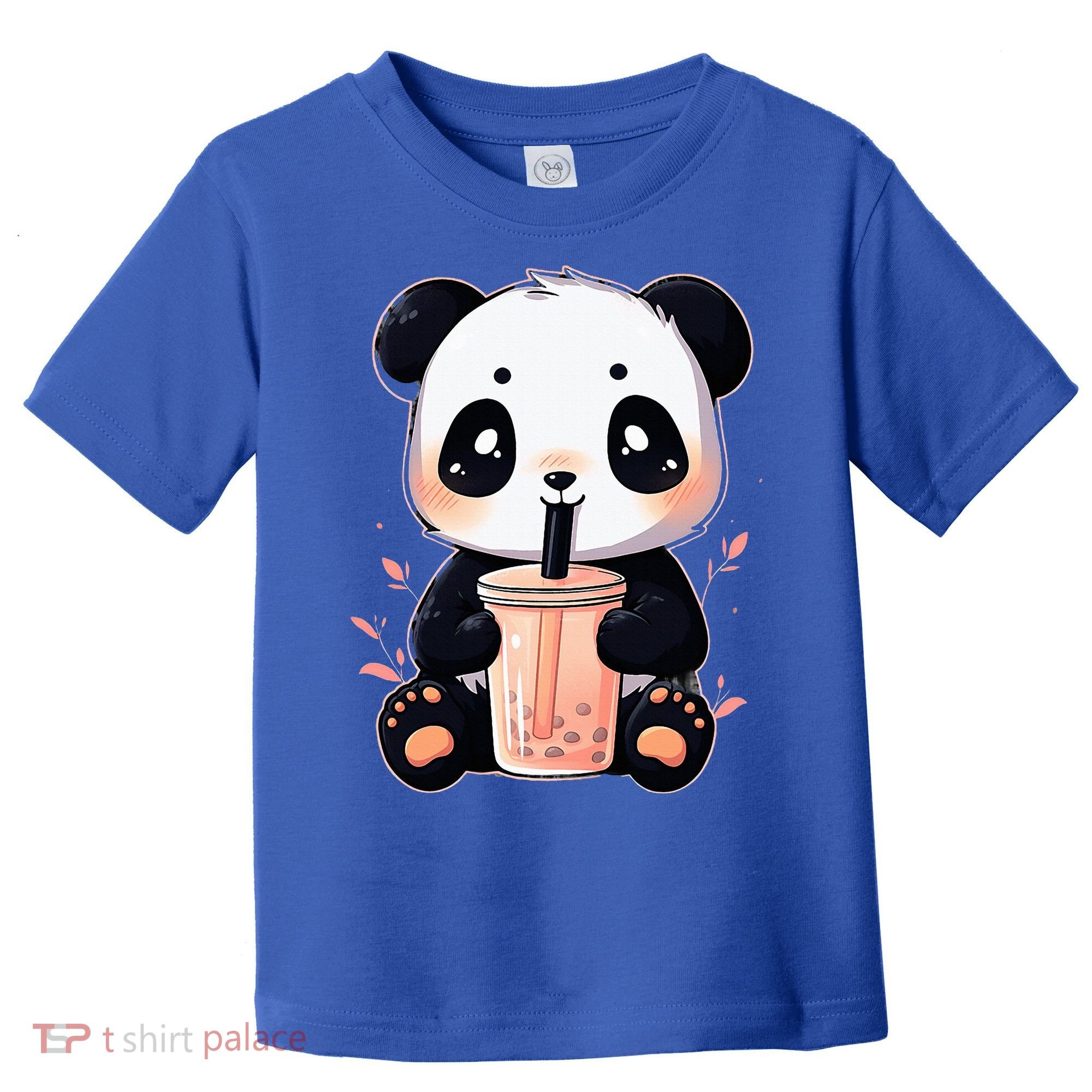 Panda Bear Boba Tea Bubble Tea Anime Kawaii  Toddler T-Shirt