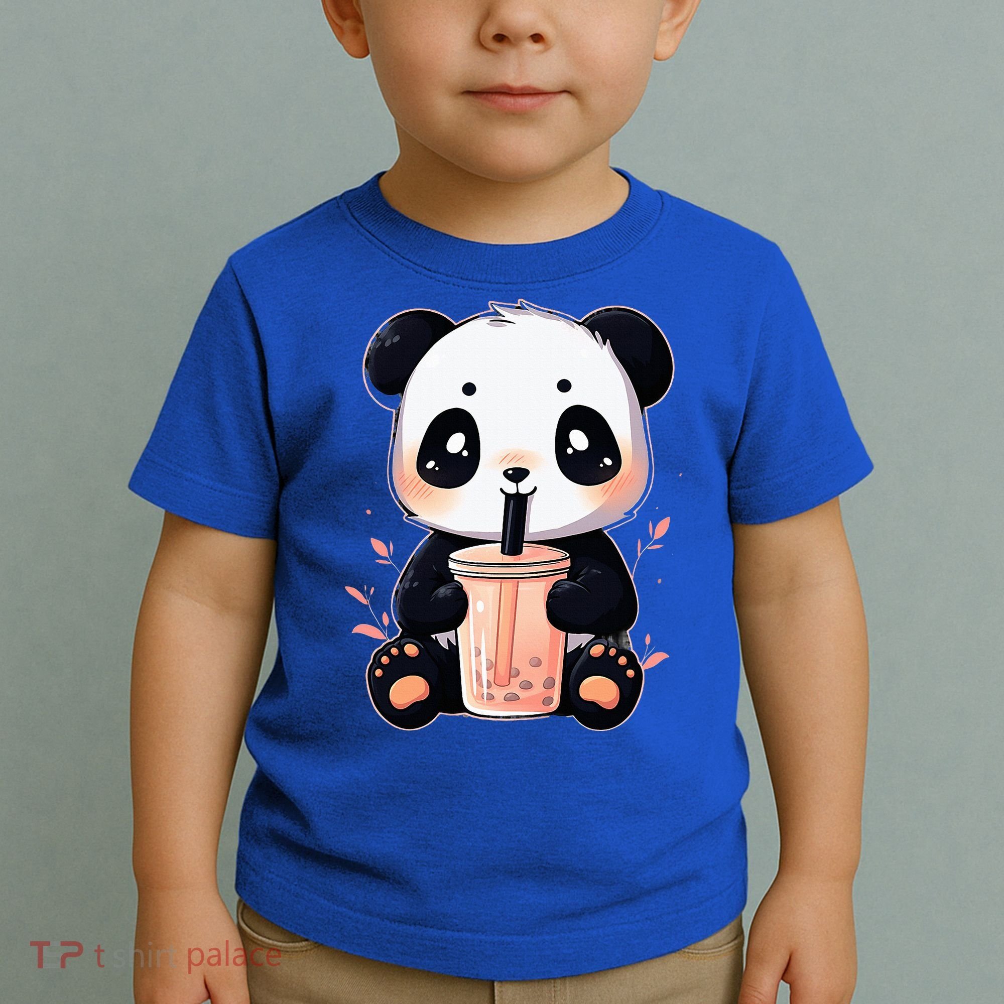 Panda Bear Boba Tea Bubble Tea Anime Kawaii  Toddler T-Shirt