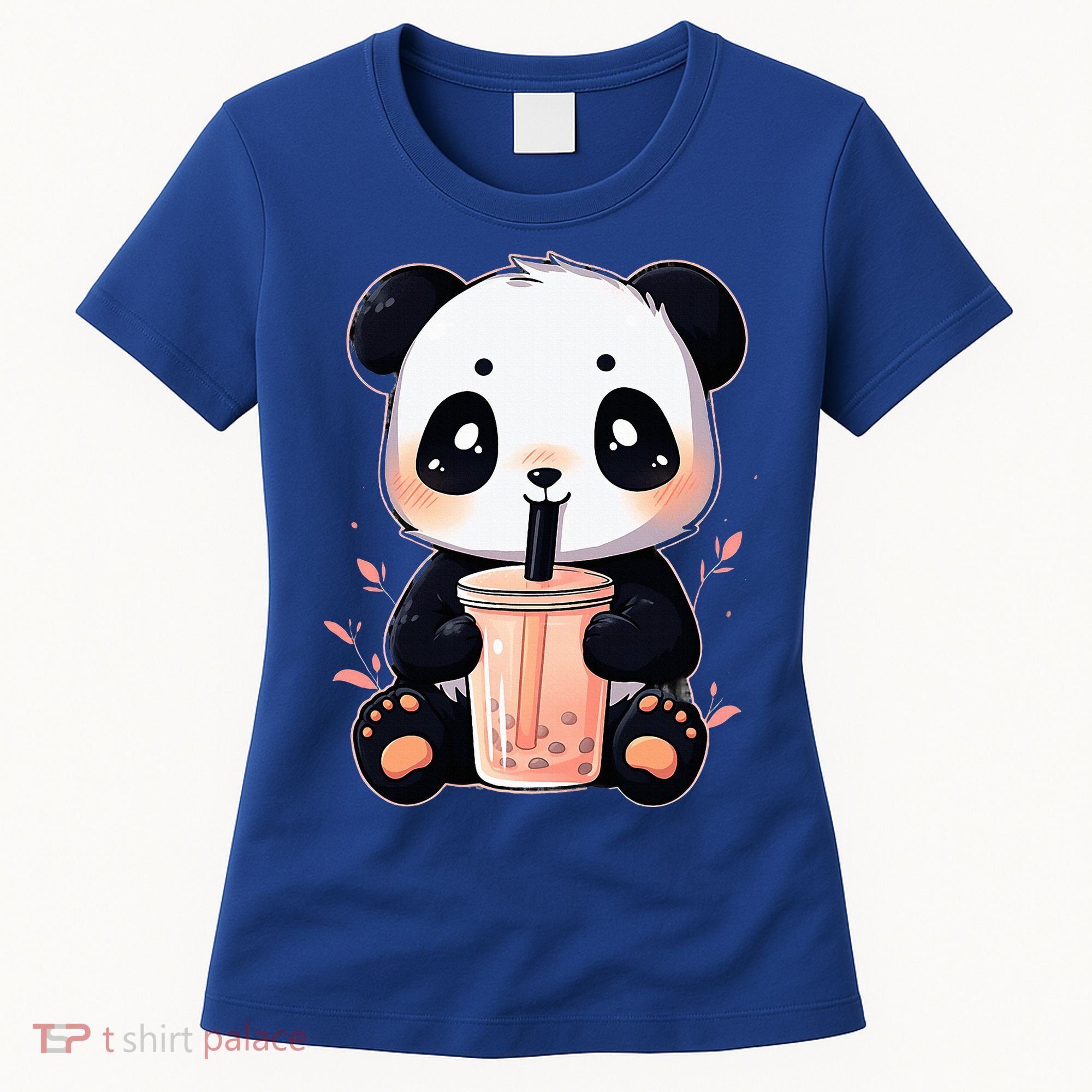 Panda Bear Boba Tea Bubble Tea Anime Kawaii  Women's T-Shirt