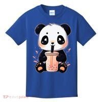 Panda Bear Boba Tea Bubble Tea Anime Kawaii  Kids T-Shirt thumb 0