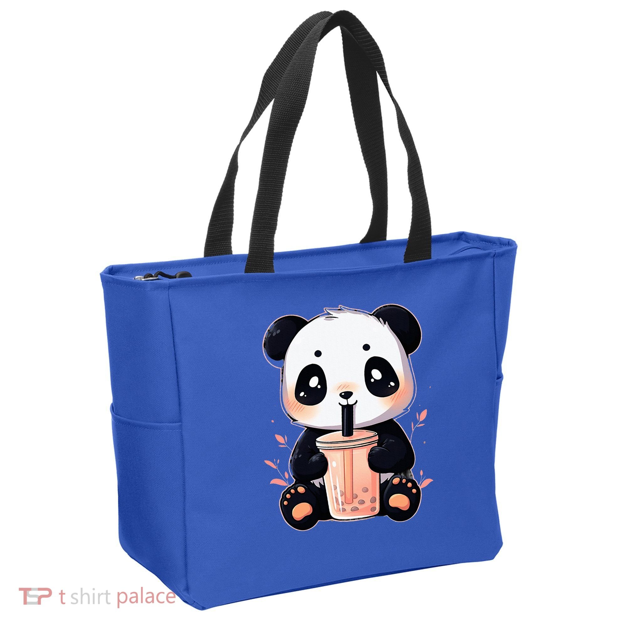 Panda Bear Boba Tea Bubble Tea Anime Kawaii  Tote Bag