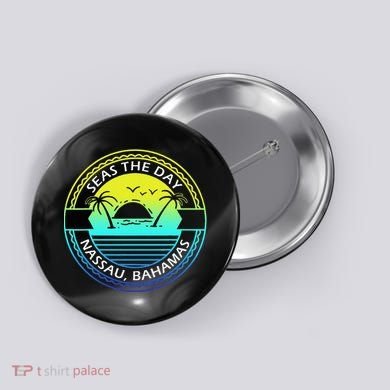 Proud Bahamas Bahamians Flag Gift Design Idea Nassau Design Button