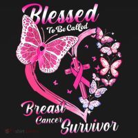 Pink Butterfly Blessed To Be Called Breast Cancer Survivor Women's Hoodie thumb 2