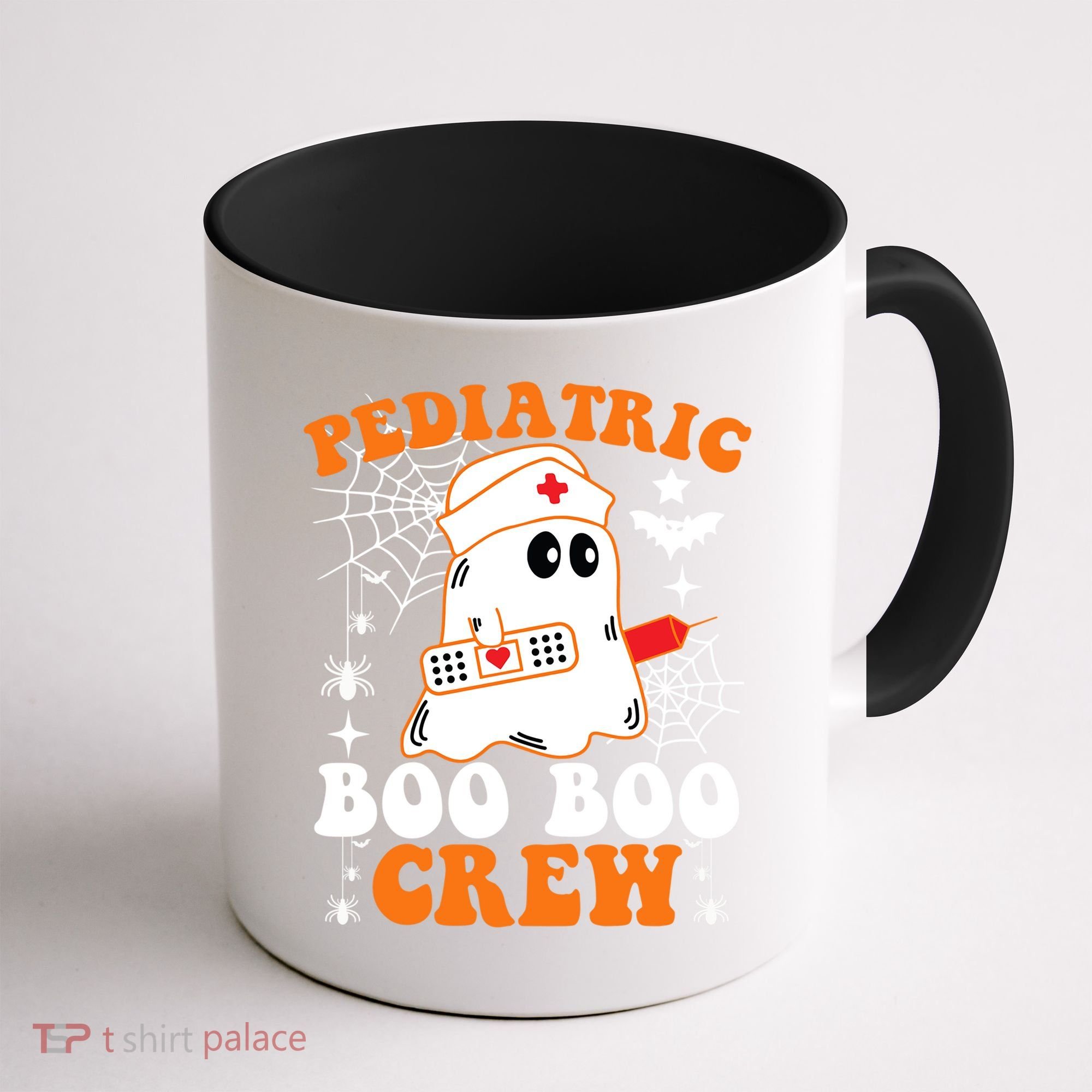 Pediatric Boo Boo Crew Great Gift Funny Nurse Ghost Halloween Gift Coffee Mug