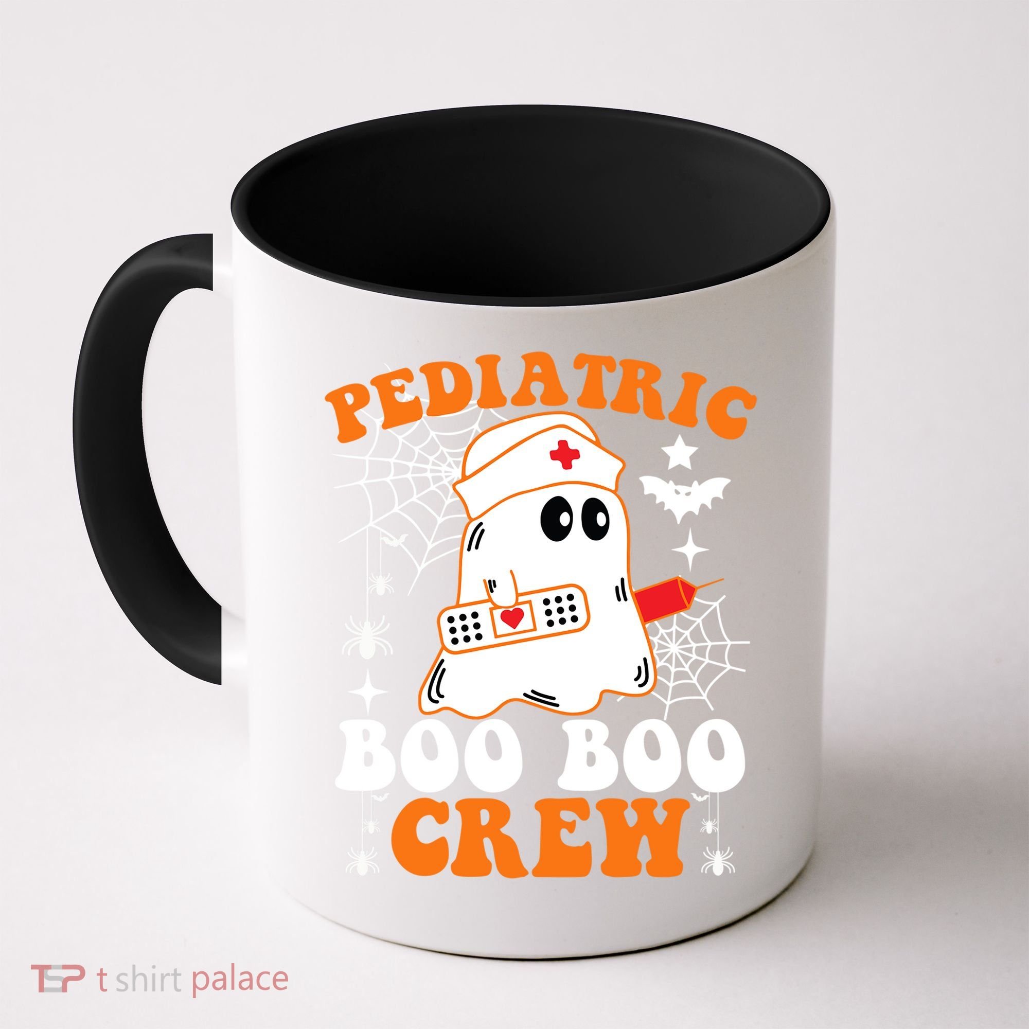 Pediatric Boo Boo Crew Great Gift Funny Nurse Ghost Halloween Gift Coffee Mug