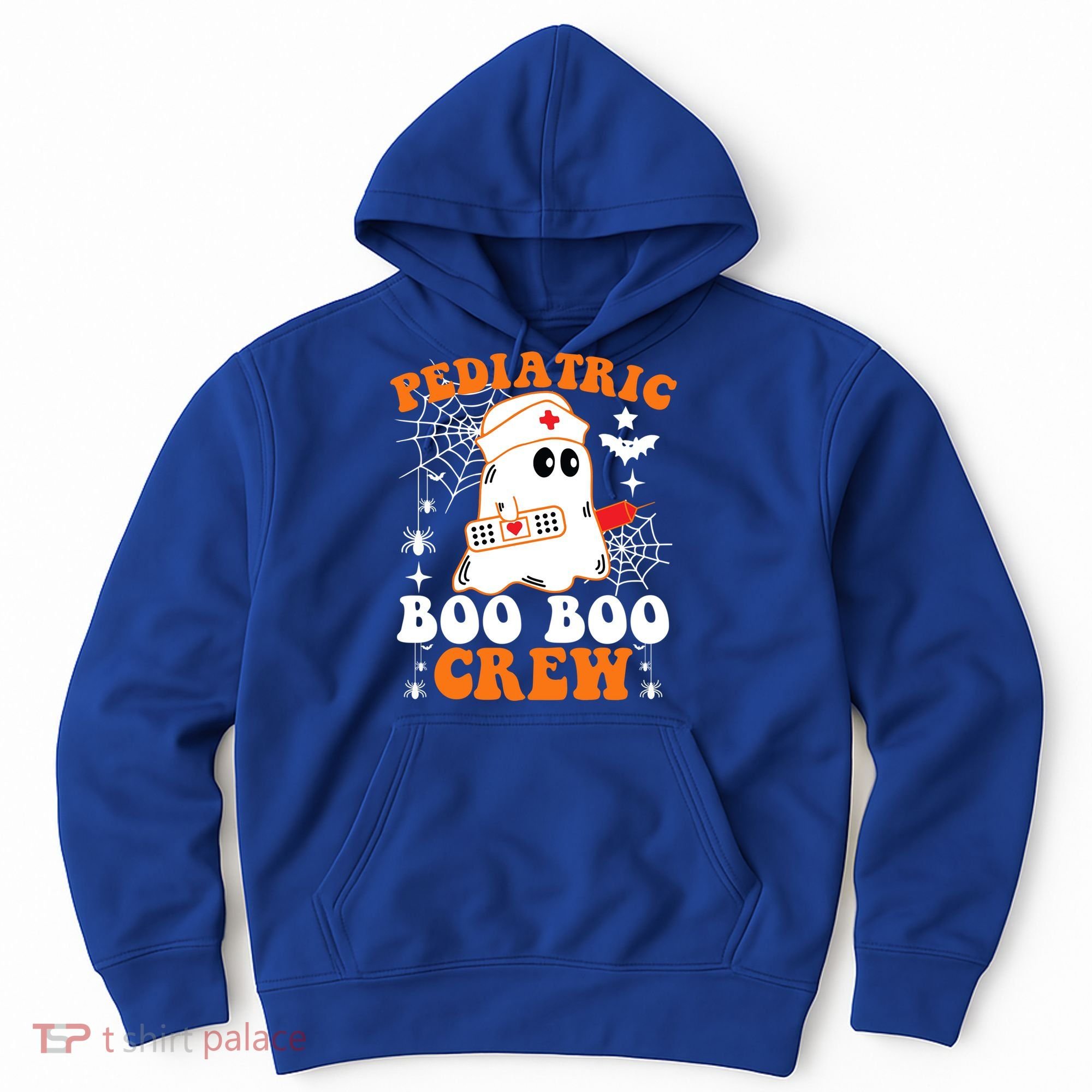 Pediatric Boo Boo Crew Great Gift Funny Nurse Ghost Halloween Gift Hoodie