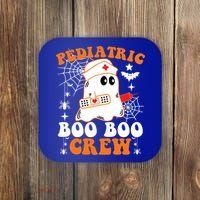 Pediatric Boo Boo Crew Great Gift Funny Nurse Ghost Halloween Gift Coaster thumb 0