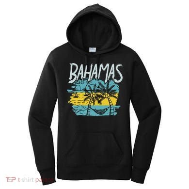 Proud Bahamas Bahamians Flag Gift Design Idea Nassau Women's Hoodie
