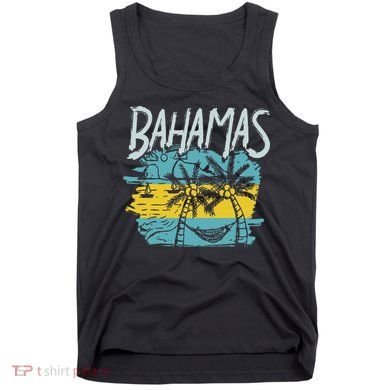 Proud Bahamas Bahamians Flag Gift Design Idea Nassau Tank Top