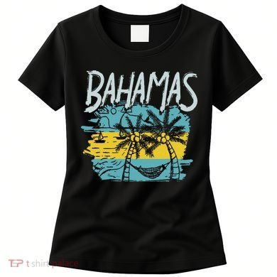 Proud Bahamas Bahamians Flag Gift Design Idea Nassau Women's T-Shirt