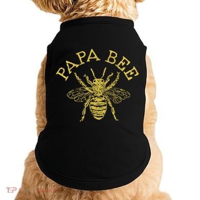Papa Bee Beekeeper Funny FatherS Day Bee Lover Gift Doggie Tank