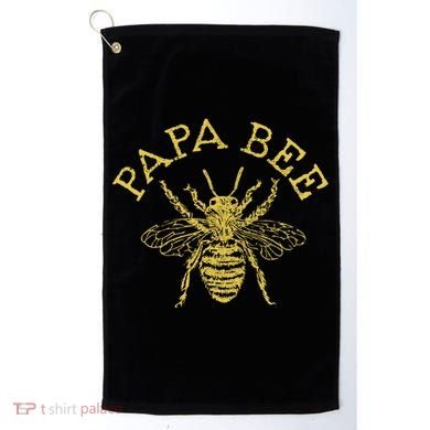 Papa Bee Beekeeper Funny FatherS Day Bee Lover Gift Golf Towel