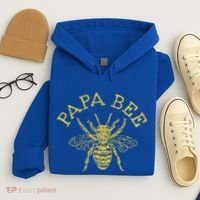 Papa Bee Beekeeper Funny FatherS Day Bee Lover Gift Hoodie thumb 4