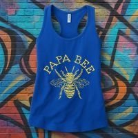 Papa Bee Beekeeper Funny FatherS Day Bee Lover Gift Women's Tank Top thumb 3