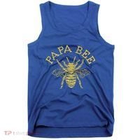 Papa Bee Beekeeper Funny FatherS Day Bee Lover Gift Tank Top thumb 0