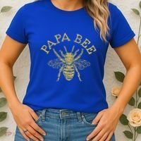 Papa Bee Beekeeper Funny FatherS Day Bee Lover Gift Women's T-Shirt thumb 2