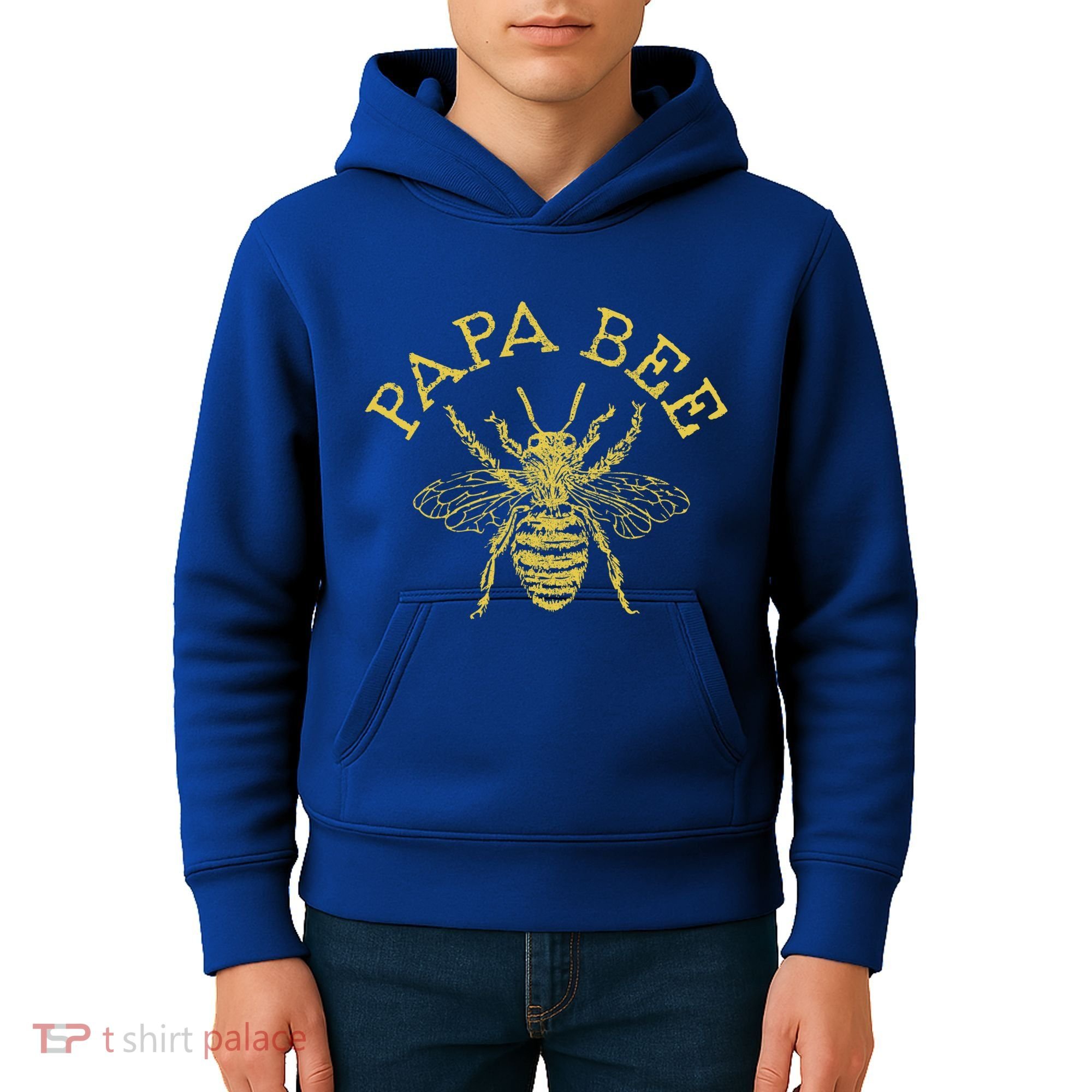 Papa Bee Beekeeper Funny FatherS Day Bee Lover Gift Kids Hoodie