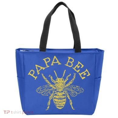 Papa Bee Beekeeper Funny FatherS Day Bee Lover Gift Tote Bag
