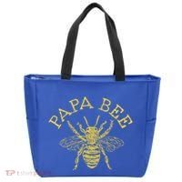 Papa Bee Beekeeper Funny FatherS Day Bee Lover Gift Tote Bag thumb 0