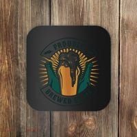 Proudly Brewed By Me Beer Coaster thumb 0