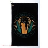 Proudly Brewed By Me Beer Golf Towel thumb 0
