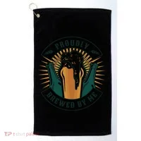 Proudly Brewed By Me Beer Golf Towel thumb 0