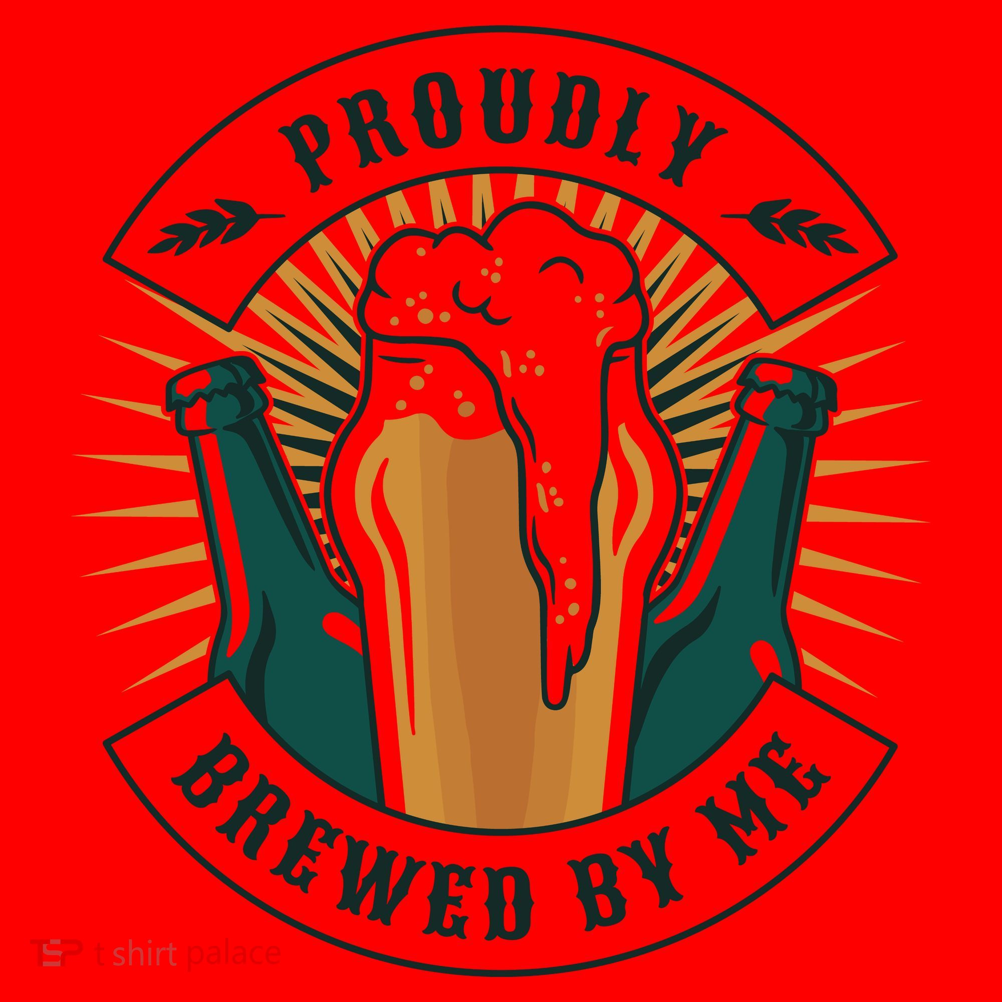 Proudly Brewed By Me Beer Santa Hat