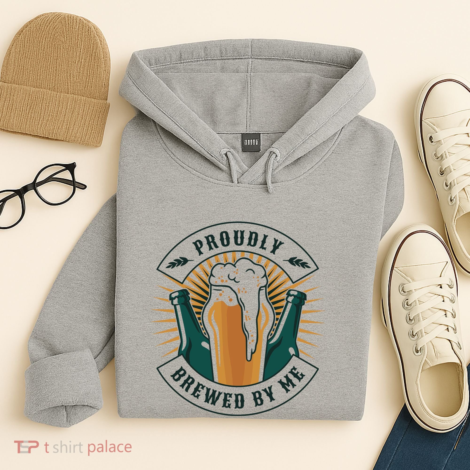 Proudly Brewed By Me Beer Hoodie
