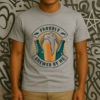 Proudly Brewed By Me Beer T-Shirt thumb 3