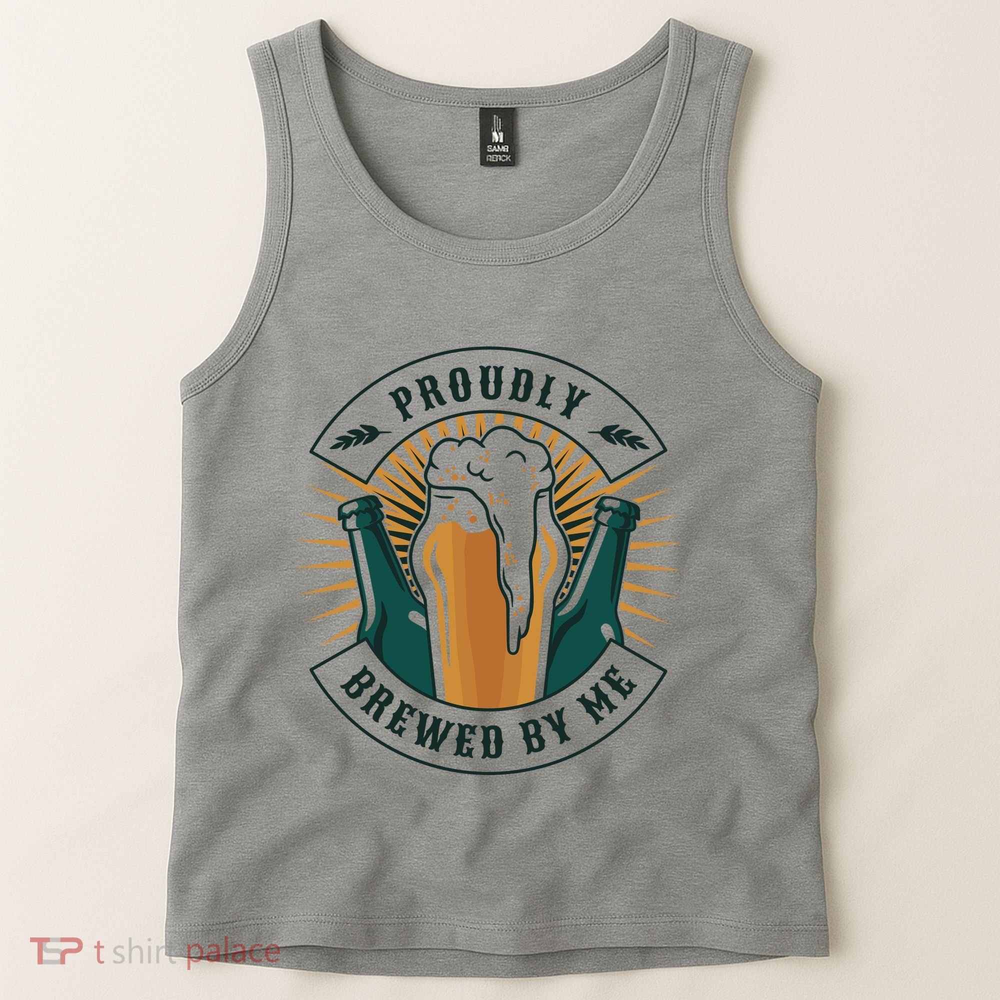 Proudly Brewed By Me Beer Tank Top