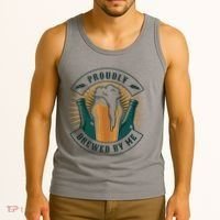 Proudly Brewed By Me Beer Tank Top thumb 3