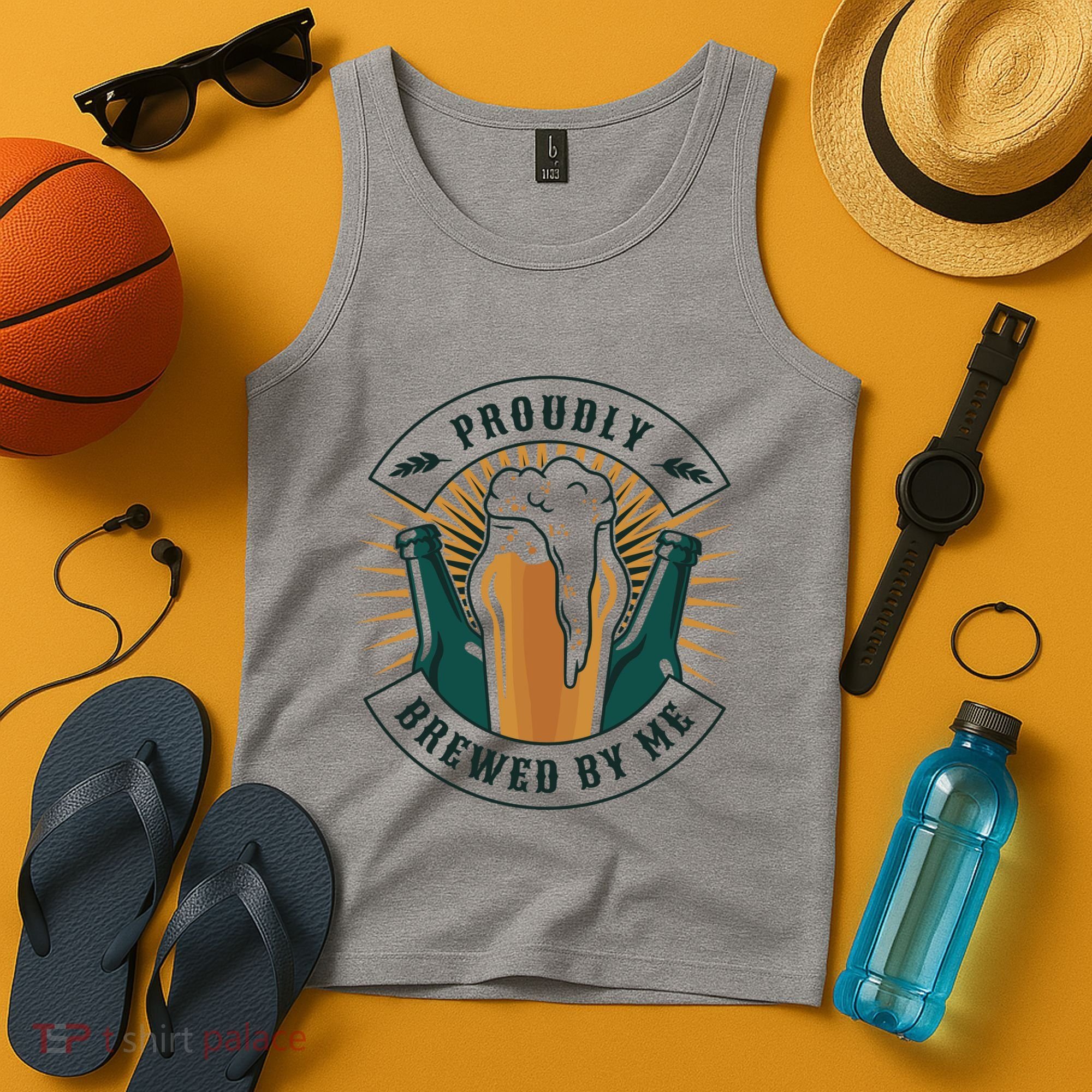 Proudly Brewed By Me Beer Tank Top