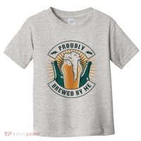 Proudly Brewed By Me Beer Toddler T-Shirt thumb 0