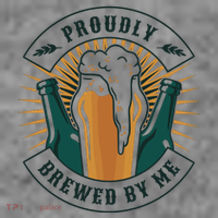 Proudly Brewed By Me Beer Kids Sweatshirt thumb 2