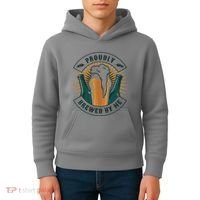 Proudly Brewed By Me Beer Kids Hoodie thumb 4