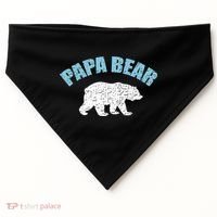 Papa Bear Bear Papa Tee USA-Made Doggie Bandana thumb 0