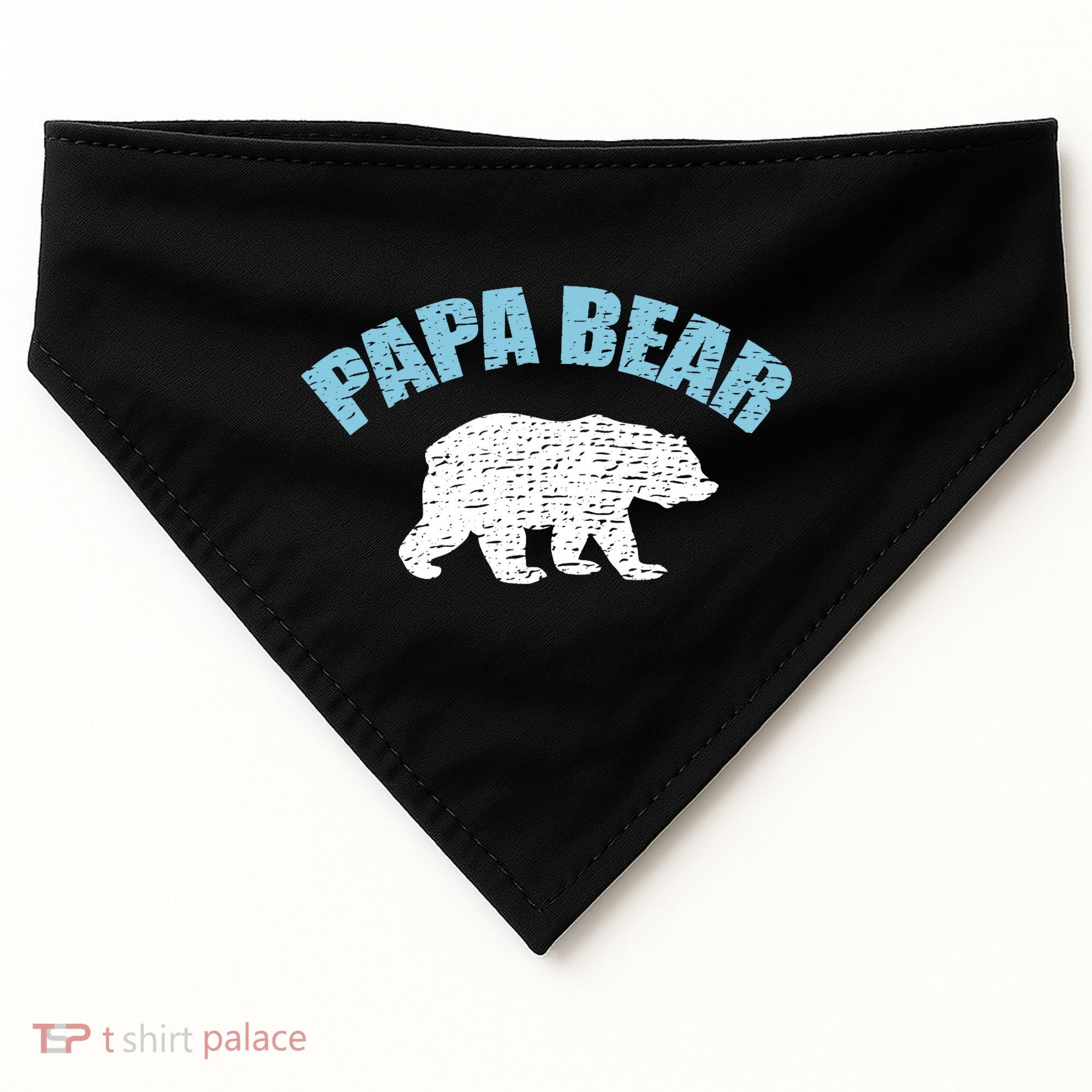 Papa Bear Bear Papa Tee USA-Made Doggie Bandana